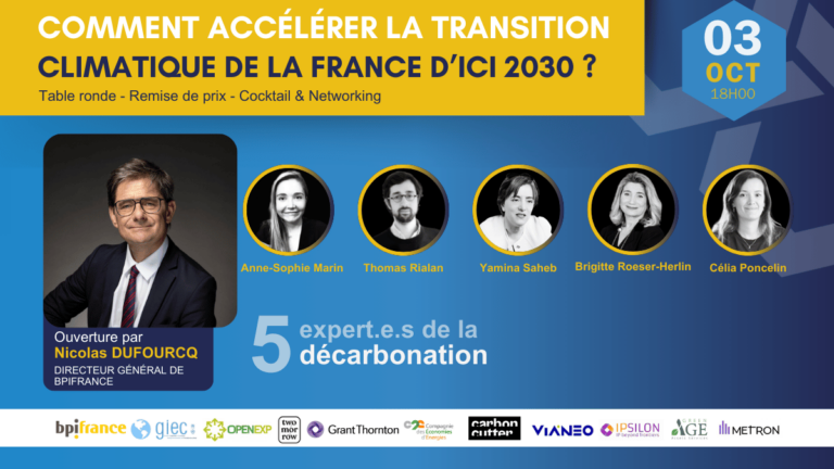 Accélérer la transition climatique de la france d'ici 2030