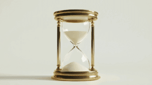 Sablier symbolisant les échéances fiscales des impôts locaux 2025