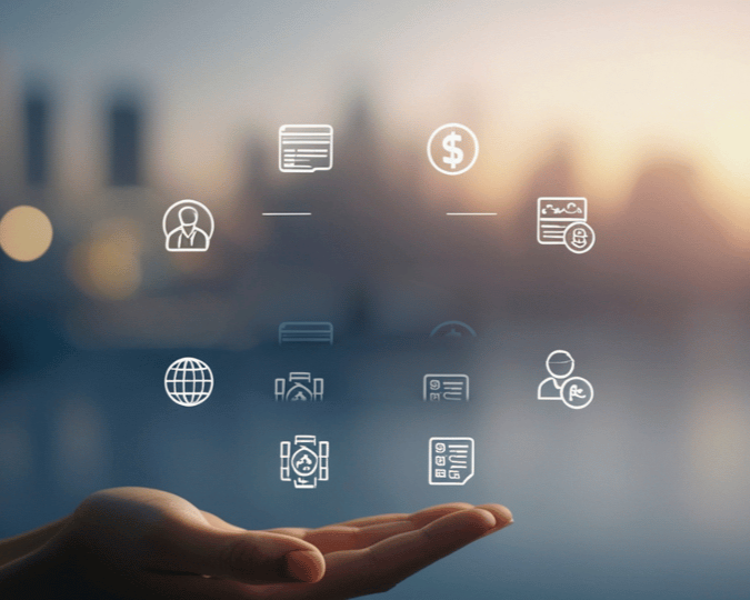 Financing innovation: industrial site with solar panels for energy transition.