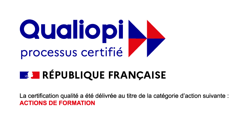 Logo certification Qualiopi pour les actions de formation de G.A.C. Group