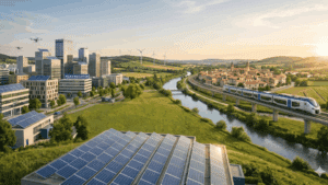 Stratégie territoriale d’innovation connectant acteurs publics et entreprises pour une croissance durable et responsable.