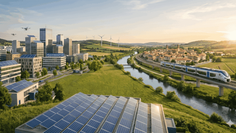 Territorial innovation strategy connecting public players and businesses for sustainable, responsible growth.